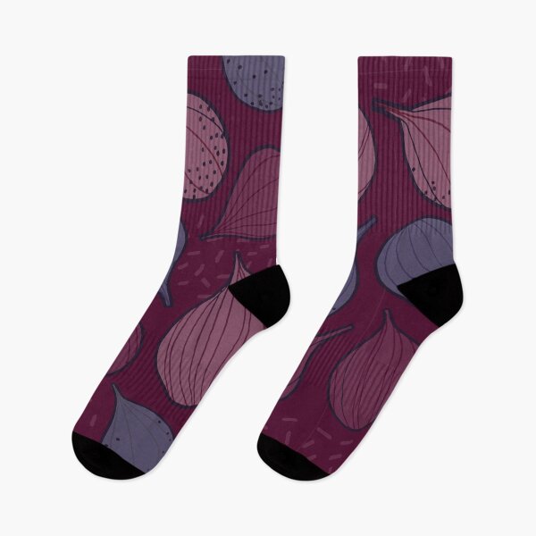 Item preview, Summer Figs on purple designed and sold by Freewheeling.