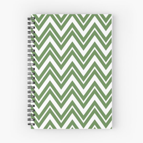 Item preview, green zig zag designed and sold by ImagineKaye.