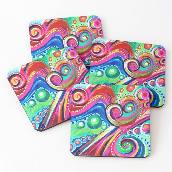 Item preview, Colorful art “Eye Candy” - Psychedelic 60s Vibe #6 designed and sold by Linda Sholberg.