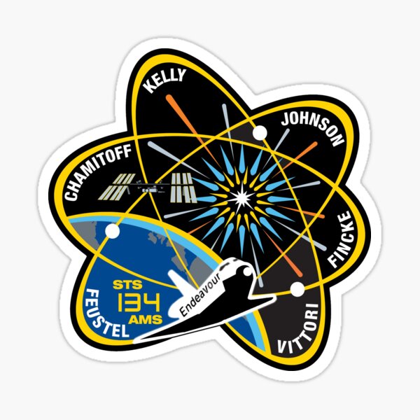 STS-134 Mission Patch Sticker
