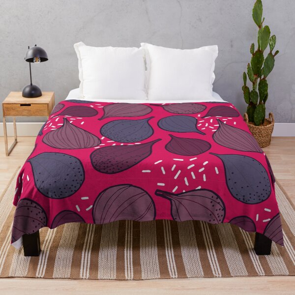 Item preview, Summer Figs on pink designed and sold by Freewheeling.