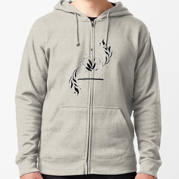 Head in a jar Zipped Hoodie
