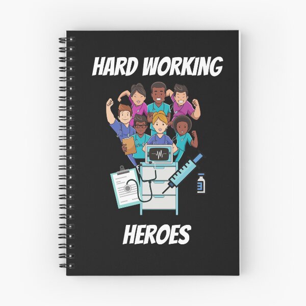 Item preview, Hard Working Heroes(nurses) Design with essential workers. designed and sold by aboutthetshirt.