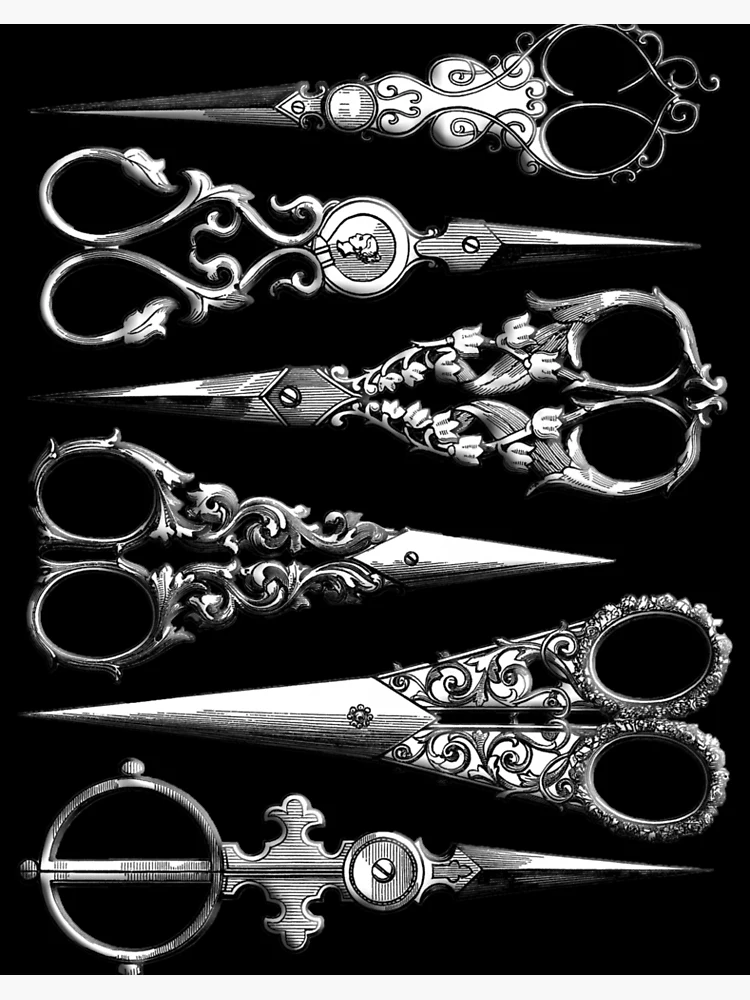 Vintage Scissors Art Board Print for Sale by shopdiego
