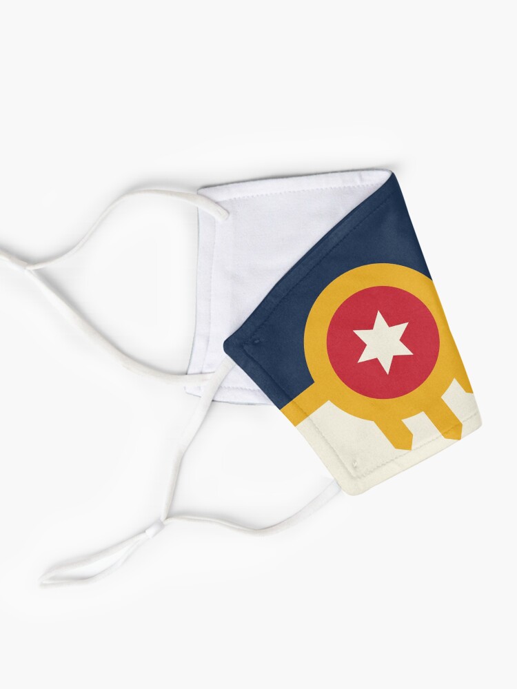 Alternate view of TheCoffeeCupLife:The Official Flag of Tulsa,Oklahoma Mask