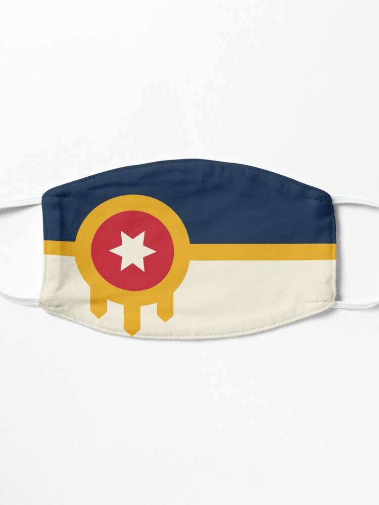Alternate view of TheCoffeeCupLife:The Official Flag of Tulsa,Oklahoma Mask