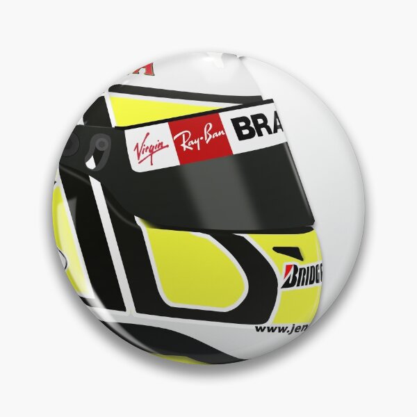 Item preview, Jenson Button - 2009 helmet Art Print designed and sold by JageOwen.