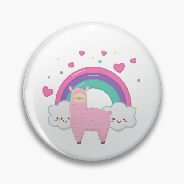 Item preview, Rainbow llama designed and sold by TextyQuotes.