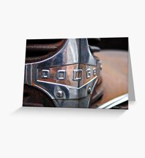 Dodge Greeting Card
