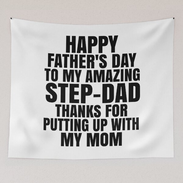 Item preview, Happy Father's Day To My Amazing Step-Dad Thanks For Putting  designed and sold by MagicBoutique.