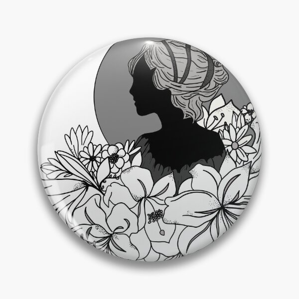 Artikelvorschau, Lily Lady Silhouette Strichzeichnung entworfen und verkauft von pocketsofnature.