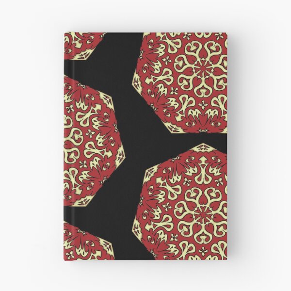 Item preview, 7 Sided Spikey Shaped Mandala Red with Gold Trim designed and sold by SirCrim.