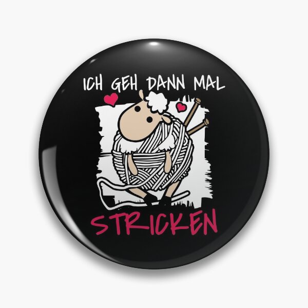 Artikelvorschau, Lustiges Ich Geh Dann Mal Stricken Schaf Geschenk entworfen und verkauft von FashionFuture.