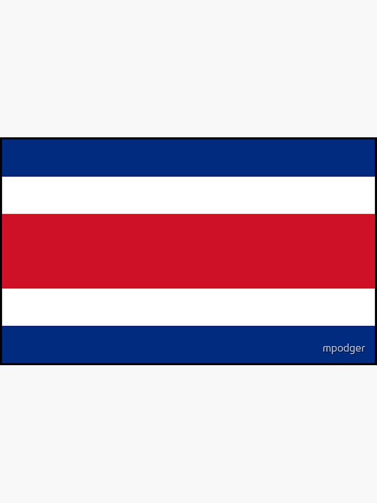 "Costa Rican Flag Gifts, Stickers & Products" Sticker for Sale by