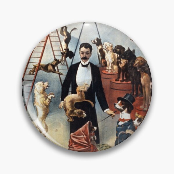 Item preview, Vintage Dogs Circus Illustration designed and sold by madeinatlantis.