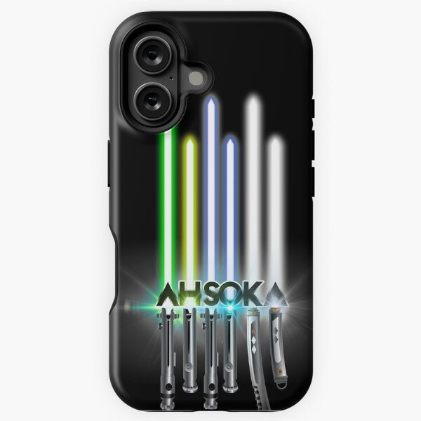 Vista previa del artículo con la obra «Ahsoka-sables de luz», diseñado y vendido por delmar.