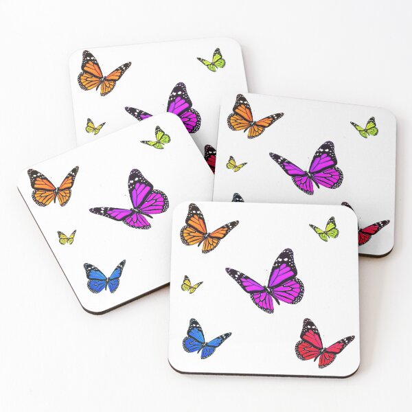 Item preview, Multicoloured Monarch Butterfly set designed and sold by ElevenGraphics.