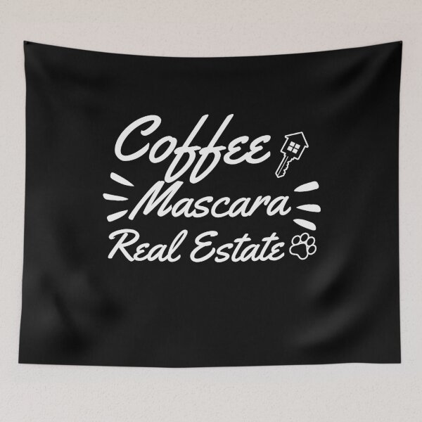 Item preview, Coffee Mascara Real Estate Is My Hustle Funny Gift Idea for Dog lovers designed and sold by Akmloza.