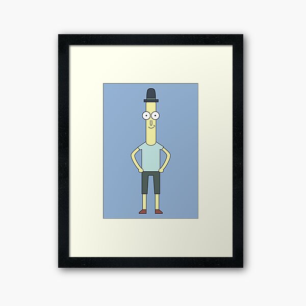 Mr. Poopy Butthole Framed Art Print