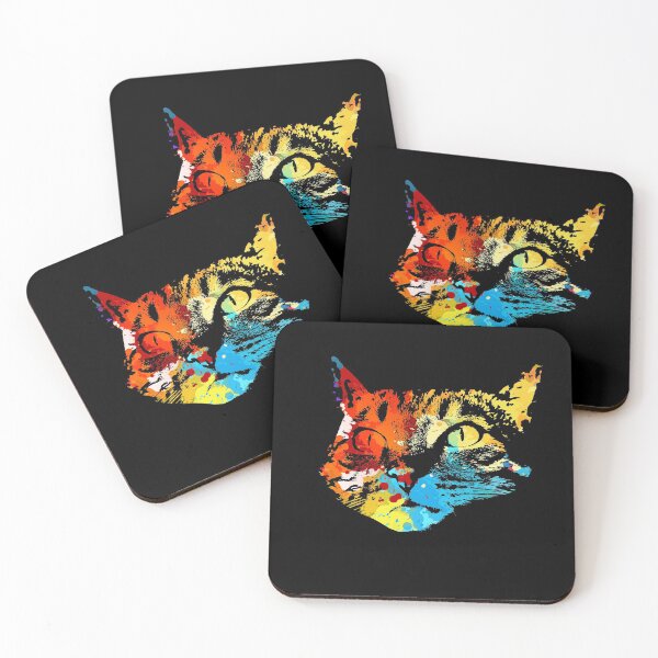 Item preview, BEAUTIFUL COLORFUL CAT designed and sold by MarcoSebi.