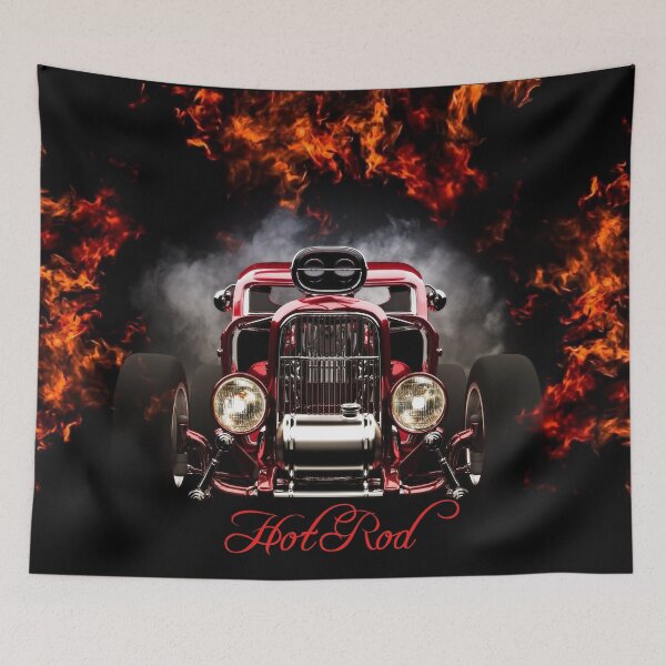 Item preview, RED HOT HOT ROD  designed and sold by johnnyssandart.