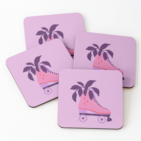 Item preview, Roller skating pink plant  designed and sold by enricadenicola.