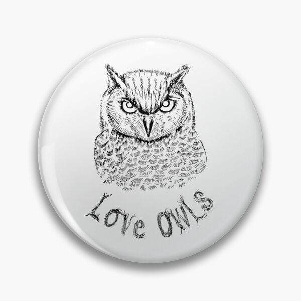 Item preview, Awesome Owl Face Drawing Owl Lovers Gift designed and sold by FunnySunny T-Shirts.