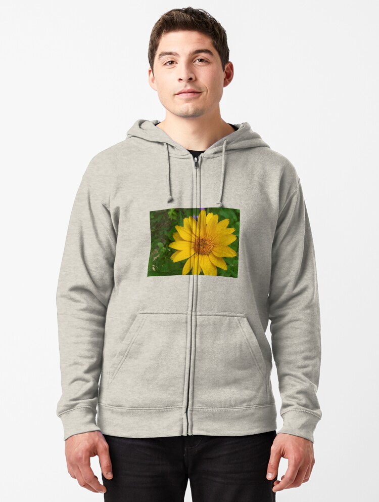 yellow flower hoodie