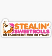 Stealin' Sweetrolls Sticker