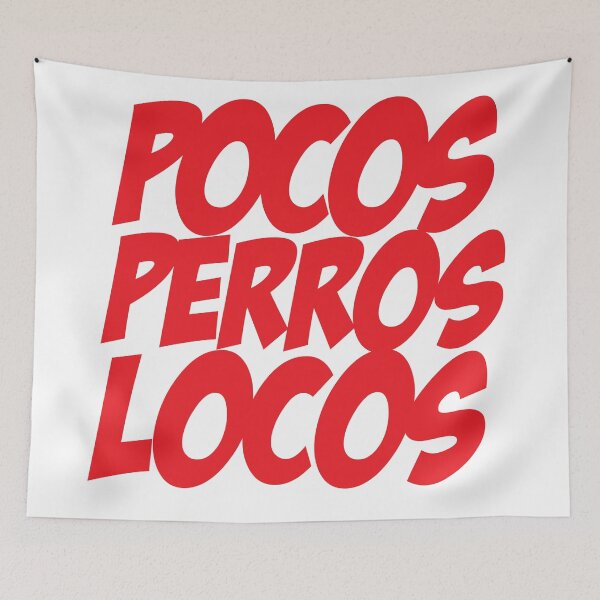 Item preview, pocos perros locos - Awesome Chicano Design designed and sold by estudio3e.