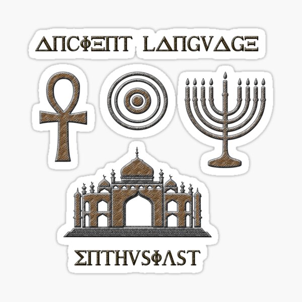 Item preview, Ancient Language Enthusiast (Linguists Love It) designed and sold by Shounenbat.