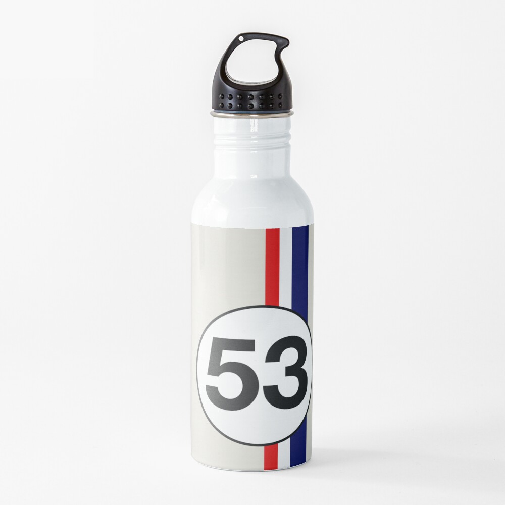 Herbie 53 Racing stripes Water Bottle
