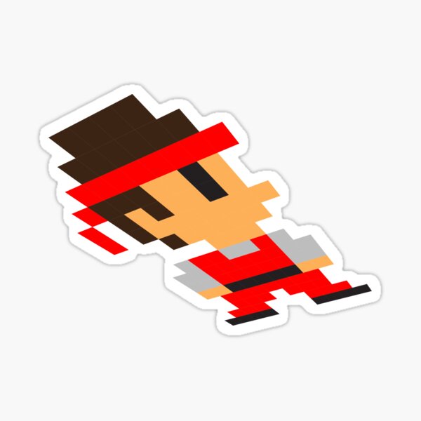 Pixel man Sticker