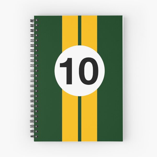 Item preview, British Racing green and yellow racing stripes designed and sold by RJWautographics.
