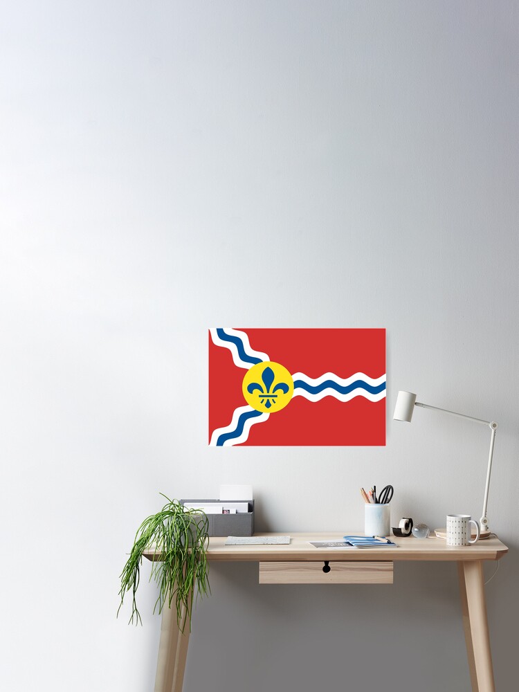 St. Louis Flag Roundel - STL City - Button Logo Look - St Louis