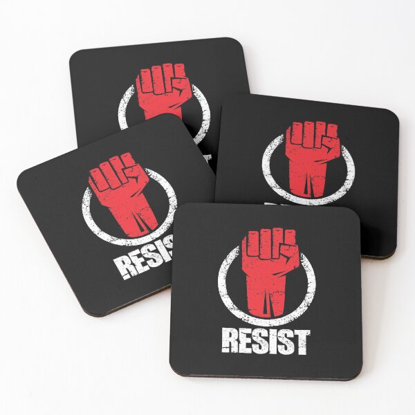 Artikelvorschau, RESIST (rot) entworfen und verkauft von oldskooldesign.