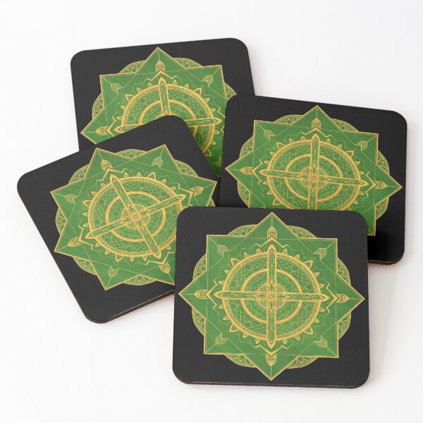 Item preview, Mandala of Horse Lords (Heraldic Colours) designed and sold by Icewreath.