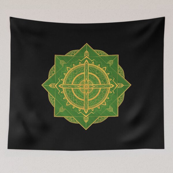 Item preview, Mandala of Horse Lords (Heraldic Colours) designed and sold by Icewreath.