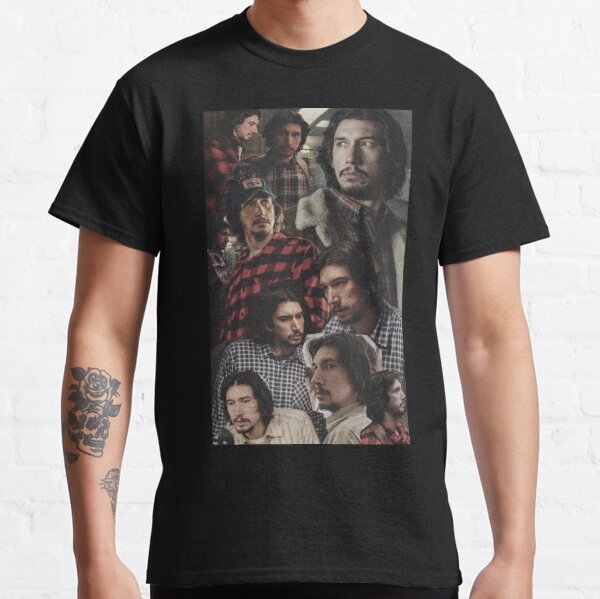 ADAM DRIVER -- Flip Zimmerman in Blackkklansman Collage 2018  Classic T-Shirt