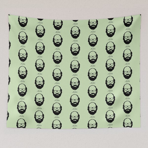 Item preview, Allen Ginsberg designed and sold by MephobiaDesigns.