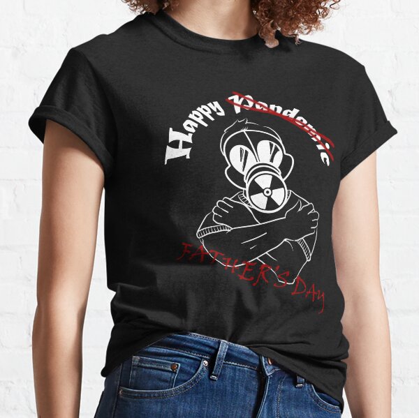 Gas Mask Guy Fathers Day White Classic T-Shirt
