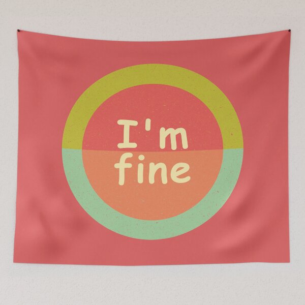 Item preview, I'm fine designed and sold by likebakerdo.