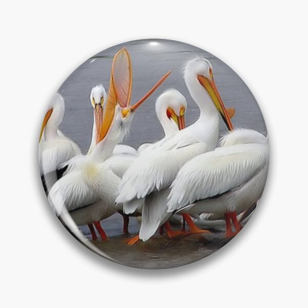 Item preview, row of pelicans designed and sold by Cheryl Dunning.