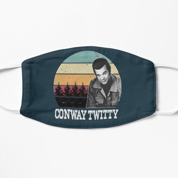 vintage conway twitty Flat Mask