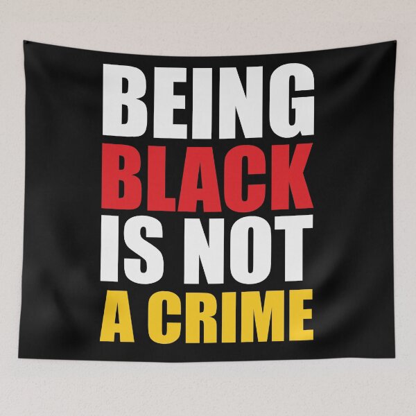 Item preview, being black is not a crime designed and sold by jozefds.