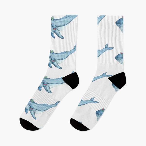 Item preview, Floral Humpback Whale - Hippie whale designed and sold by B-ARTIZAN.