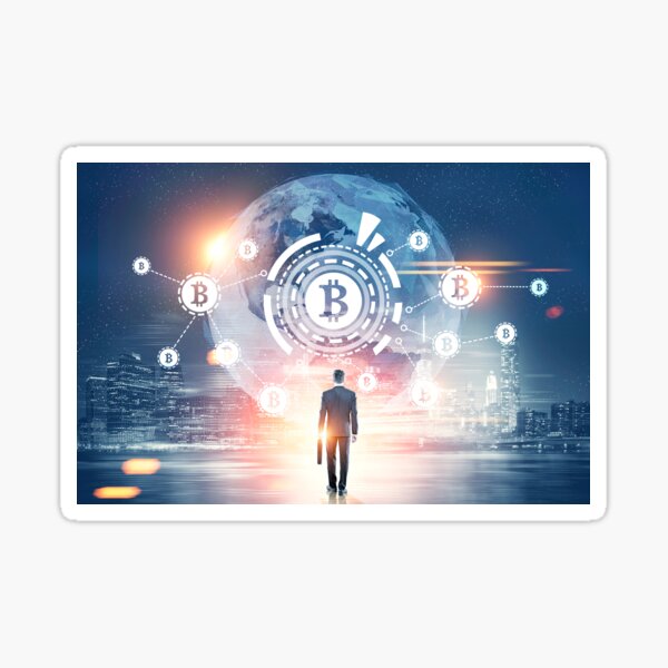 Crypto World Sticker