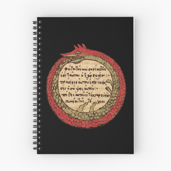 Item preview, Ouroboros Dragon Snake Occult Mandala Talisman designed and sold by h44k0n.