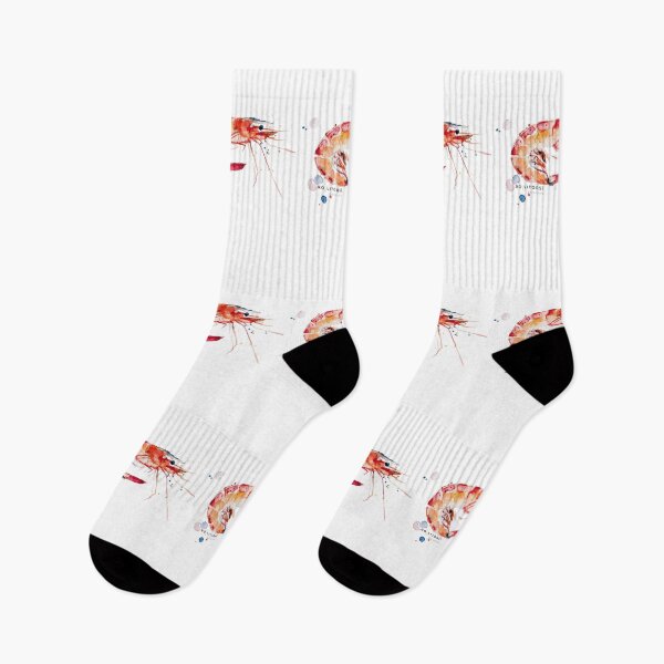 Item preview, Shrimp/Prawn watercolor designed and sold by Nataline Pomar.