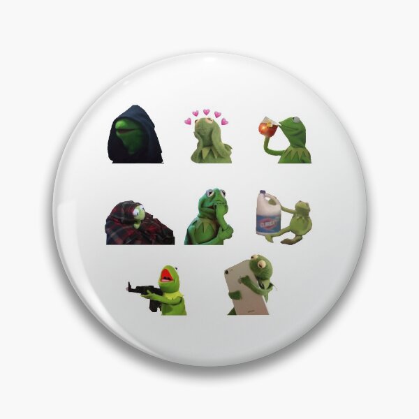 Item preview, Kermit meme sticker pack designed and sold by blue-liv.